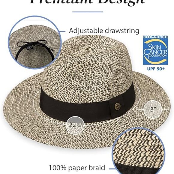 Wallaroo Hat Women's Josie Fedora UPF 50+ - Picture 2 of 13